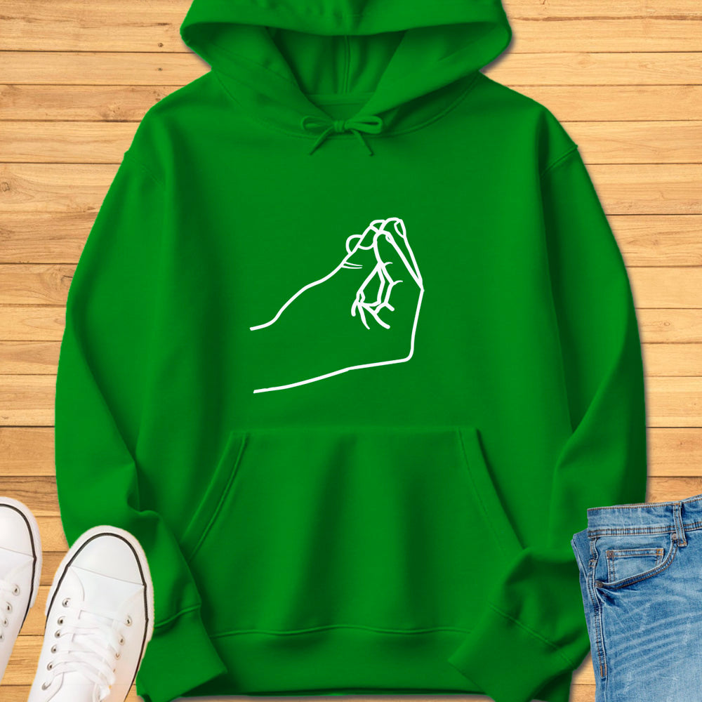 Italian Pinched Fingers Hoodie