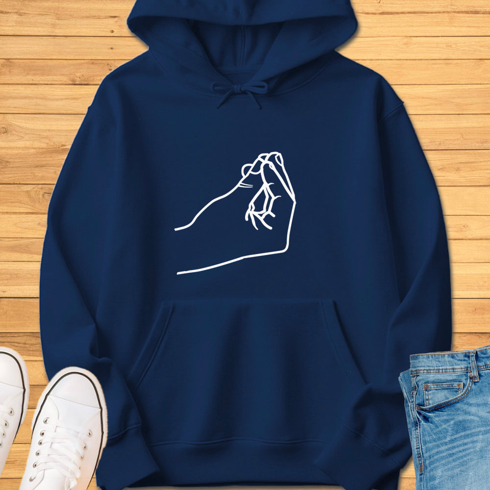 Italian Pinched Fingers Hoodie