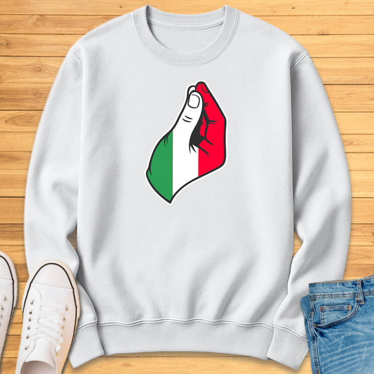 Italian Pinched Fingers Sweatshirt