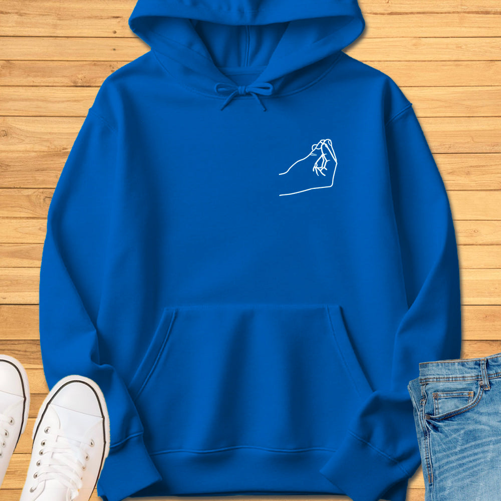 Italian Pinched Fingers Pocket Hoodie