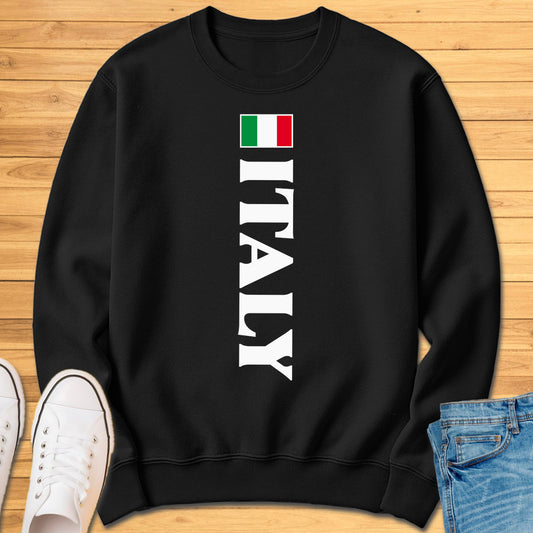 Italy Flag Vertical Sweatshirt