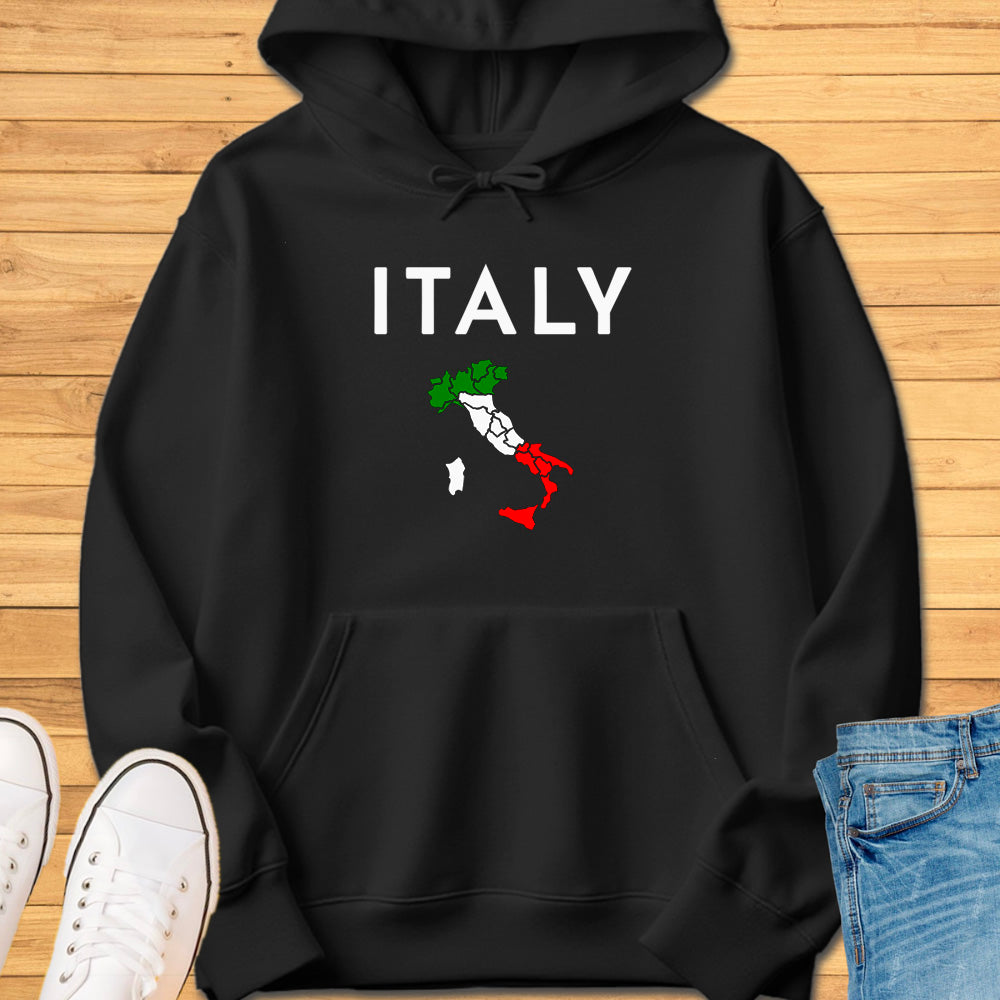 Italy Map Hoodie