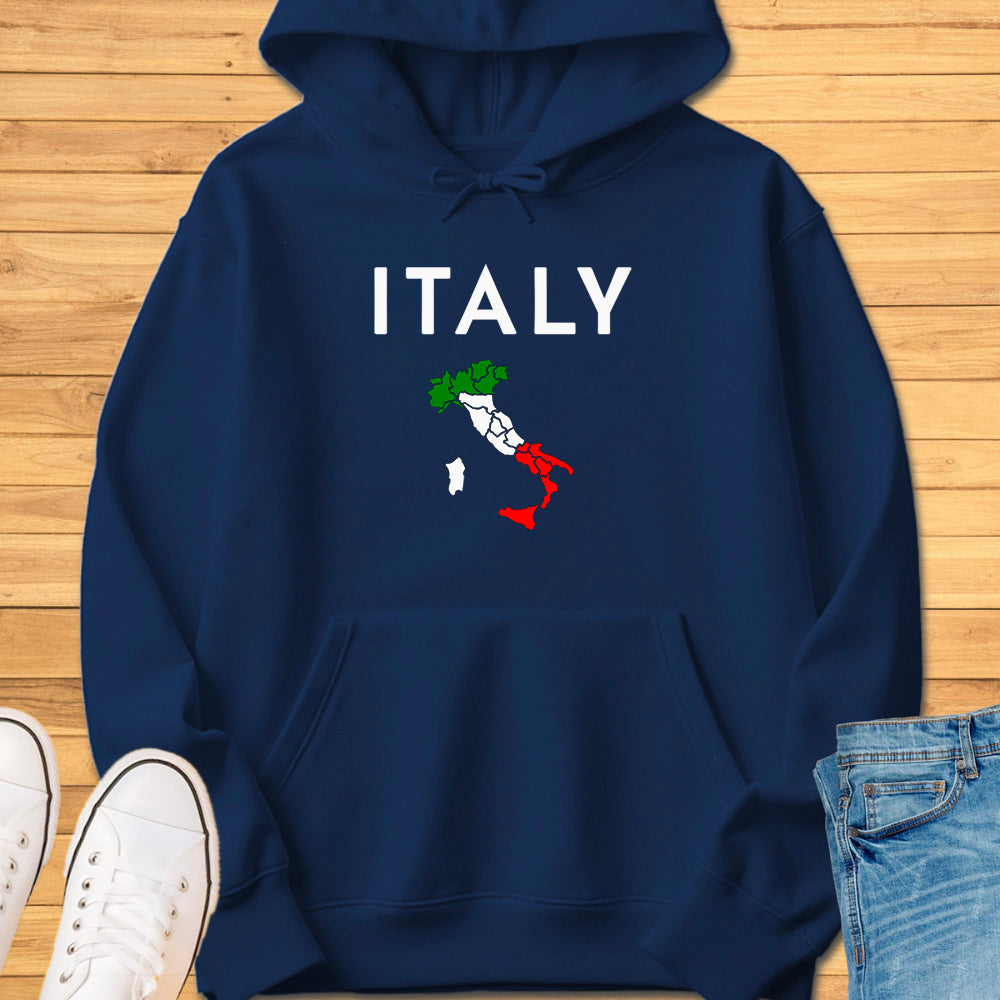 Italy Map Hoodie