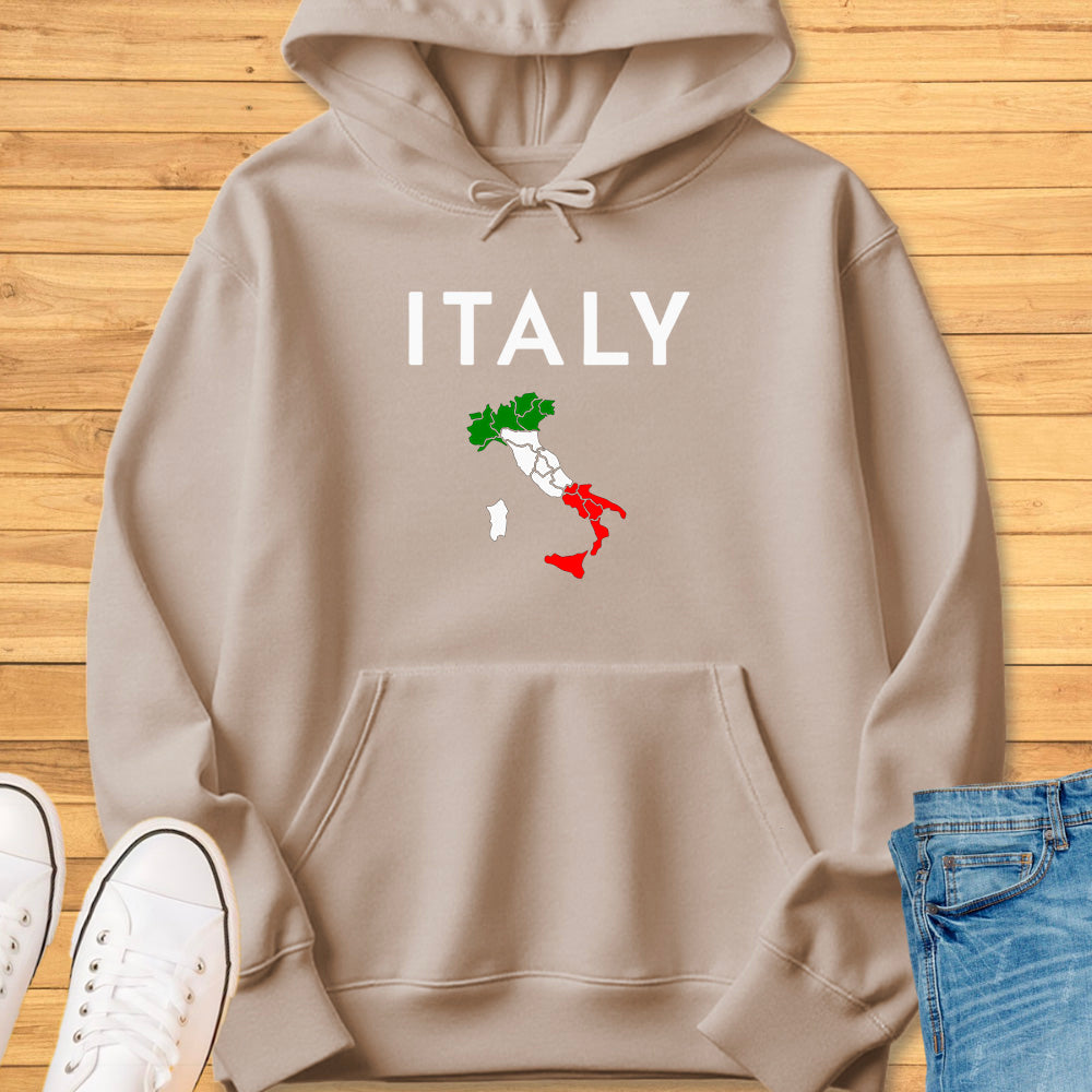 Italy Map Hoodie