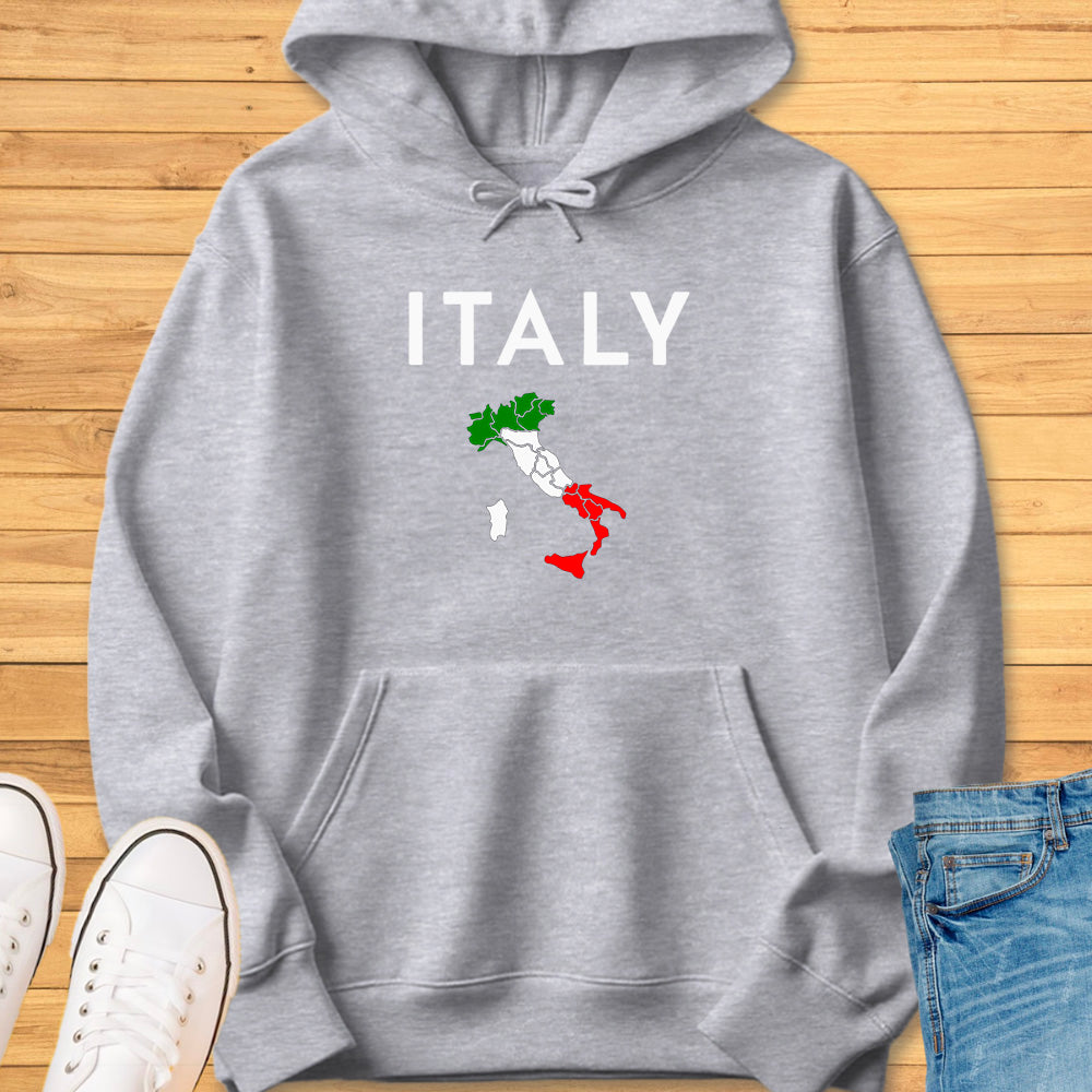 Italy Map Hoodie