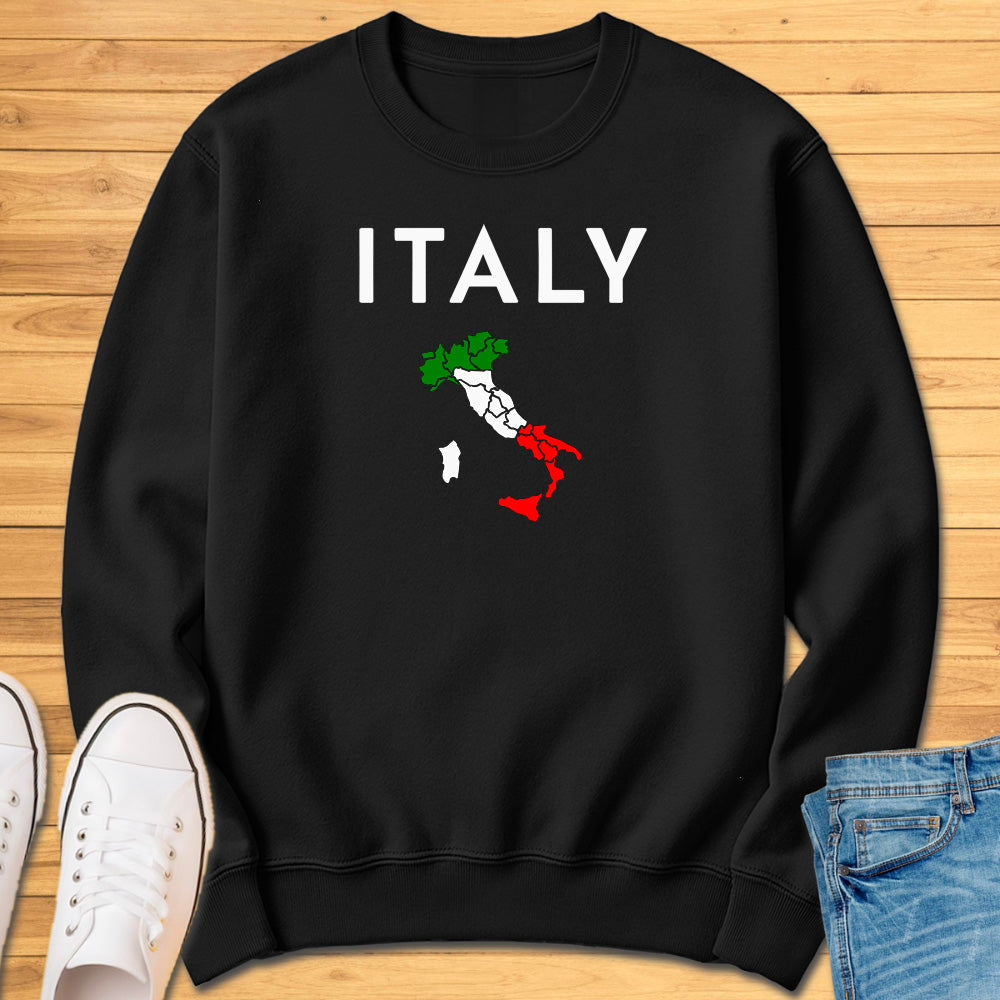 Italy Map Sweatshirt