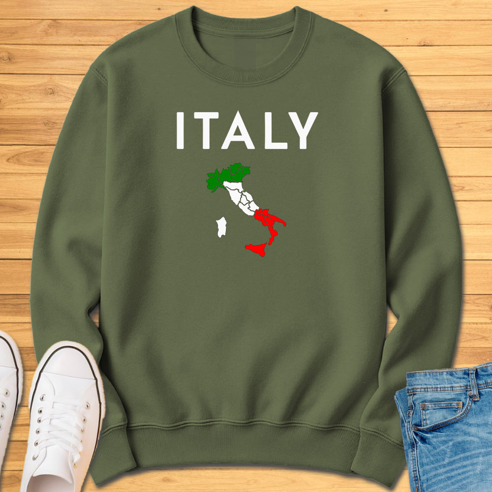 Italy Map Sweatshirt