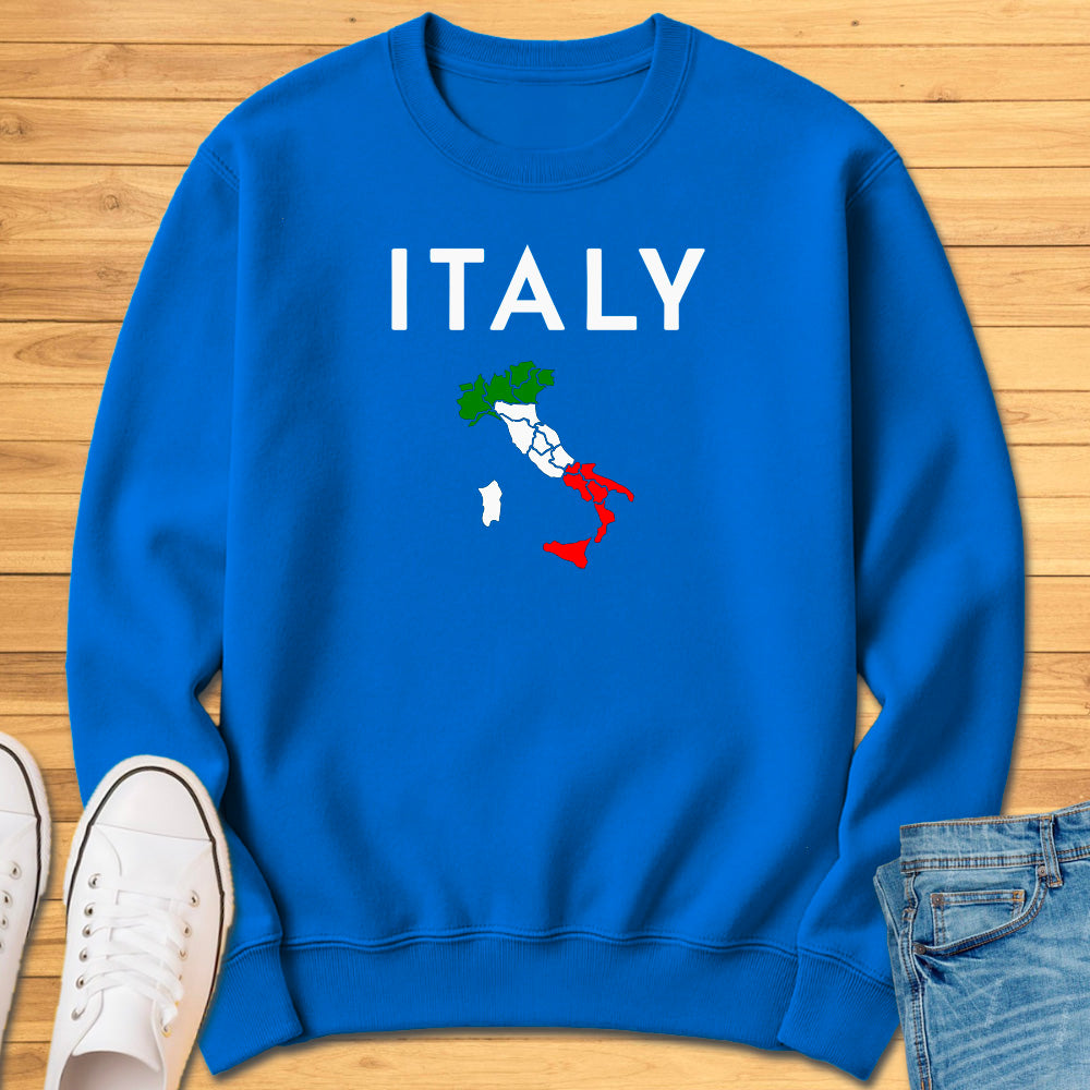 Italy Map Sweatshirt