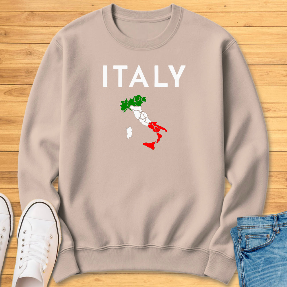 Italy Map Sweatshirt