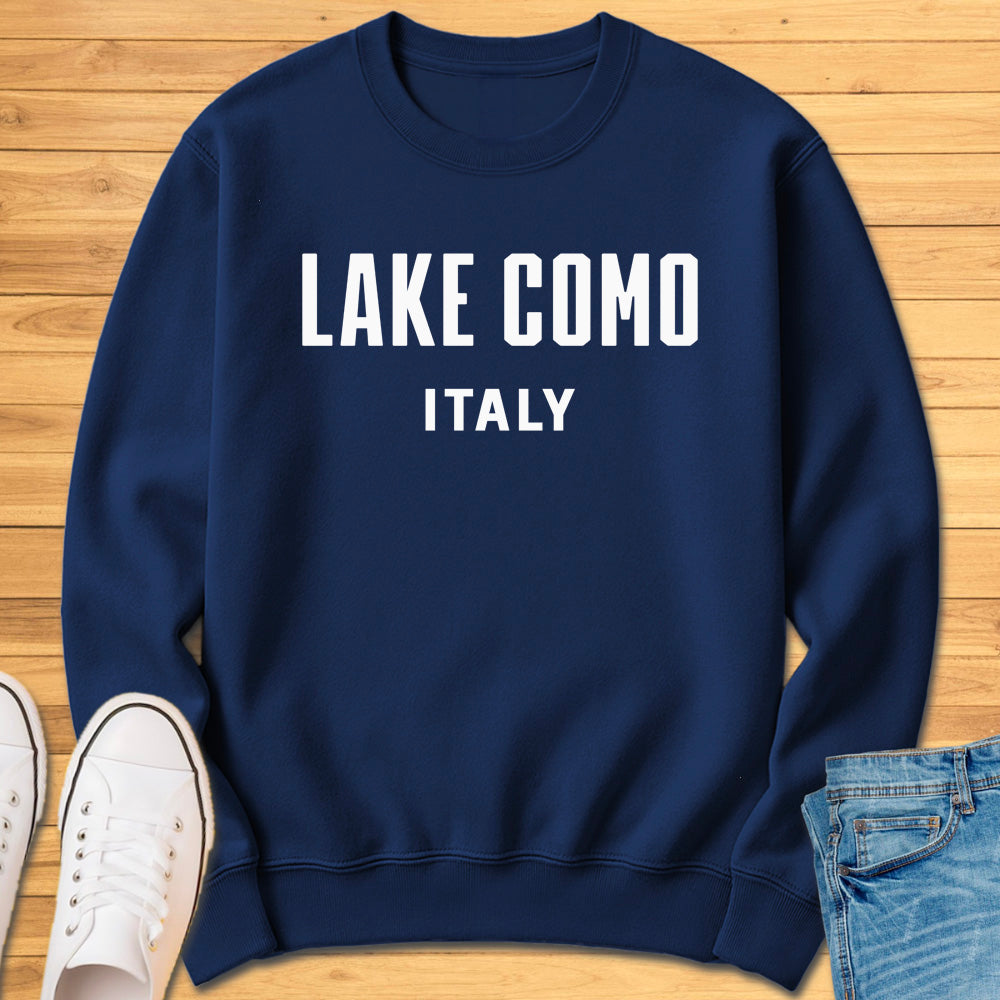 Lake Como Italy Sweatshirt