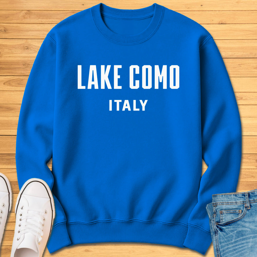 Lake Como Italy Sweatshirt