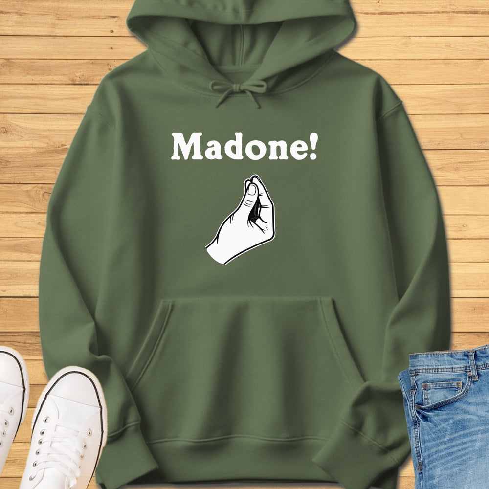 Madone Italian Hand Gesture Hoodie