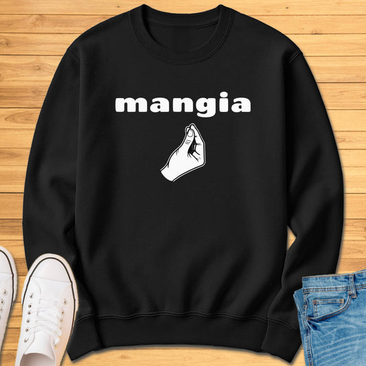 Mangia Italian Hand Gesture Sweatshirt