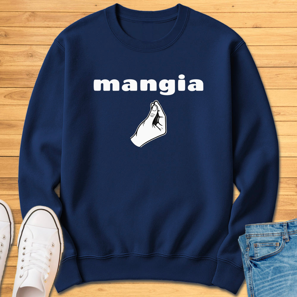 Mangia Italian Hand Gesture Sweatshirt