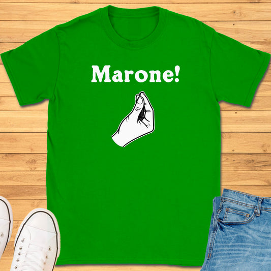 Marone Italian Hand Gesture T-Shirt