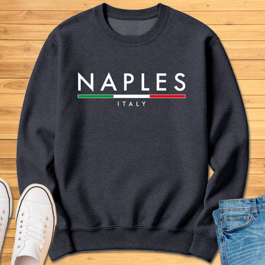 Naples Italy Minimalist Sweatshirt