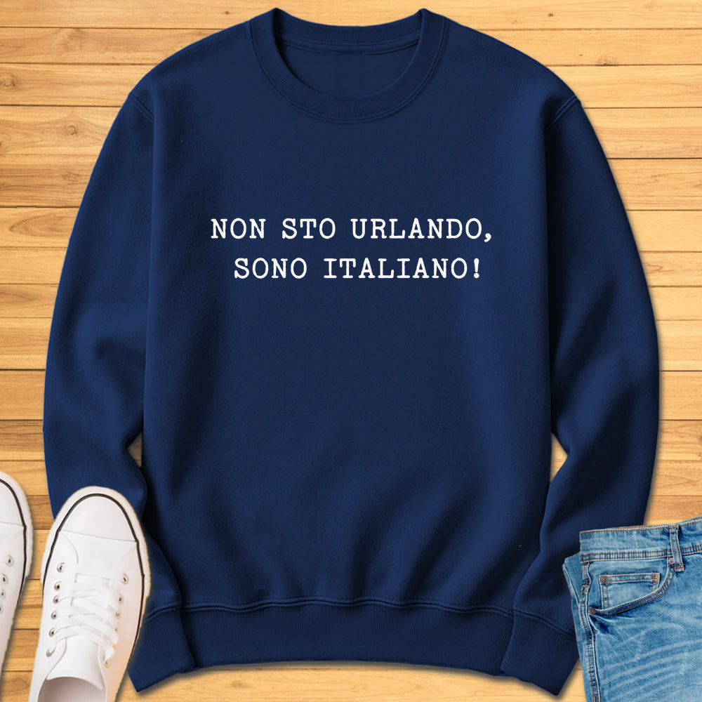 Im Not Yelling, Im Italian Sweatshirt