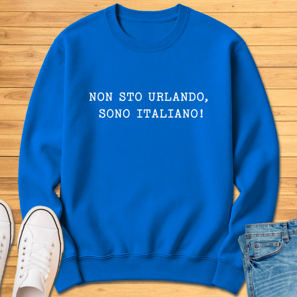 Im Not Yelling, Im Italian Sweatshirt