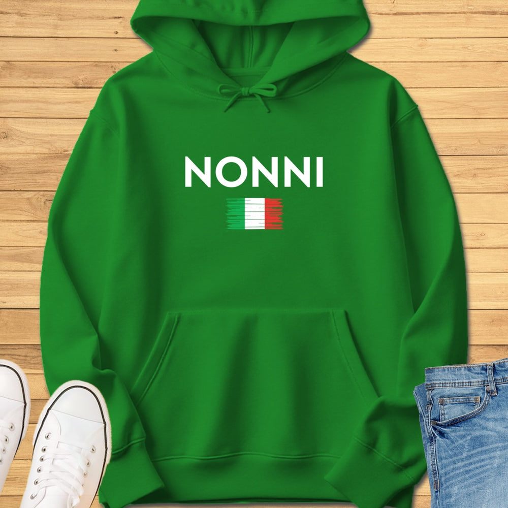 Nonni Brushed Italian Flag Hoodie