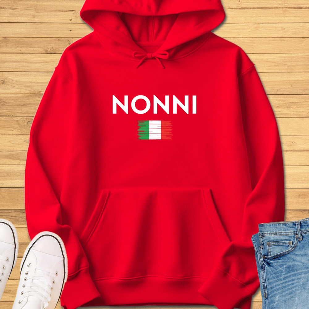 Nonni Brushed Italian Flag Hoodie