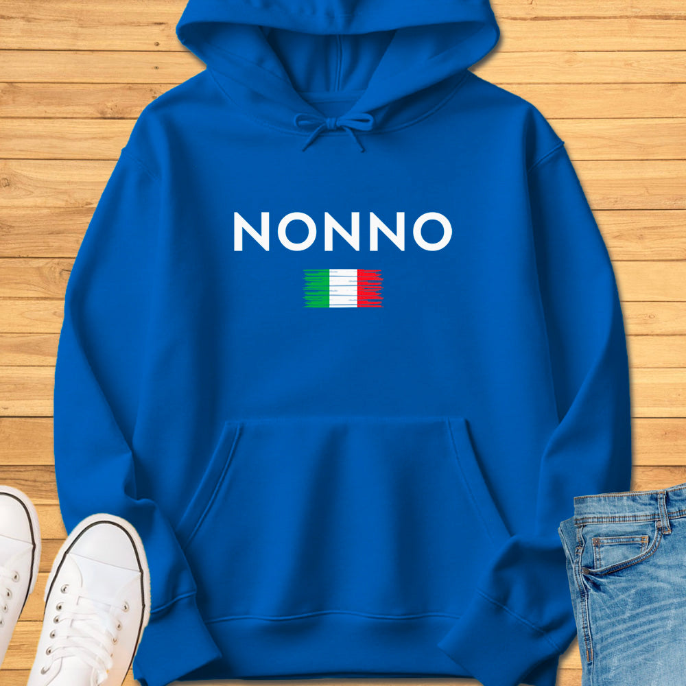Nonno Brushed Italian Flag Hoodie