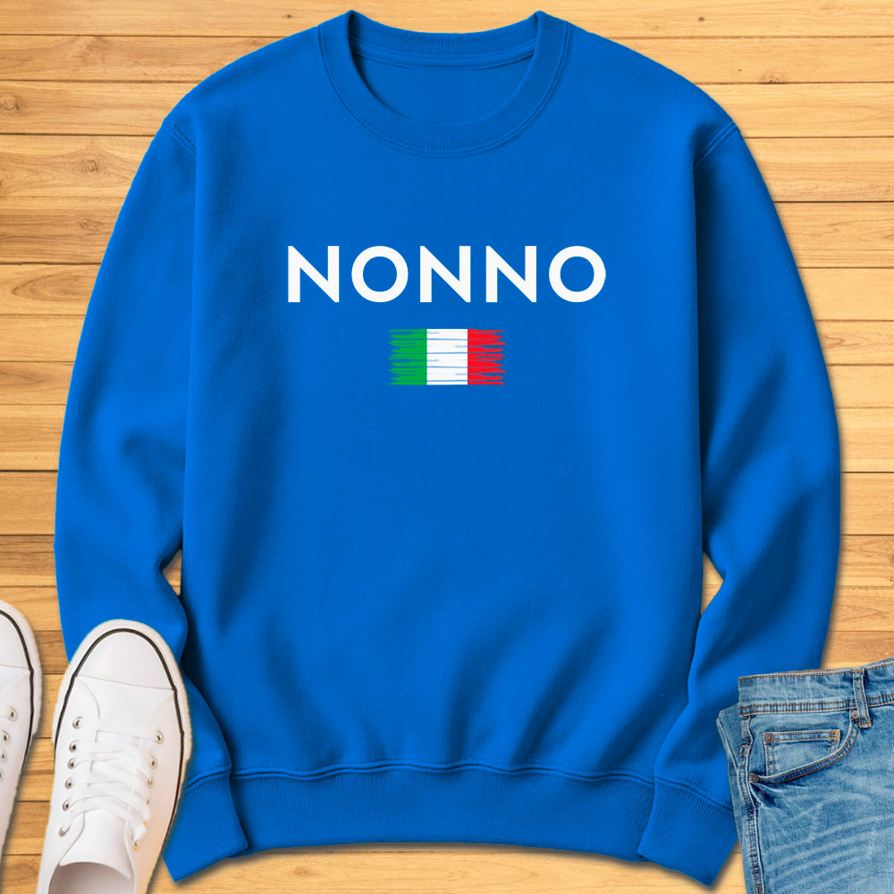 Nonno Brushed Italian Flag Sweatshirt