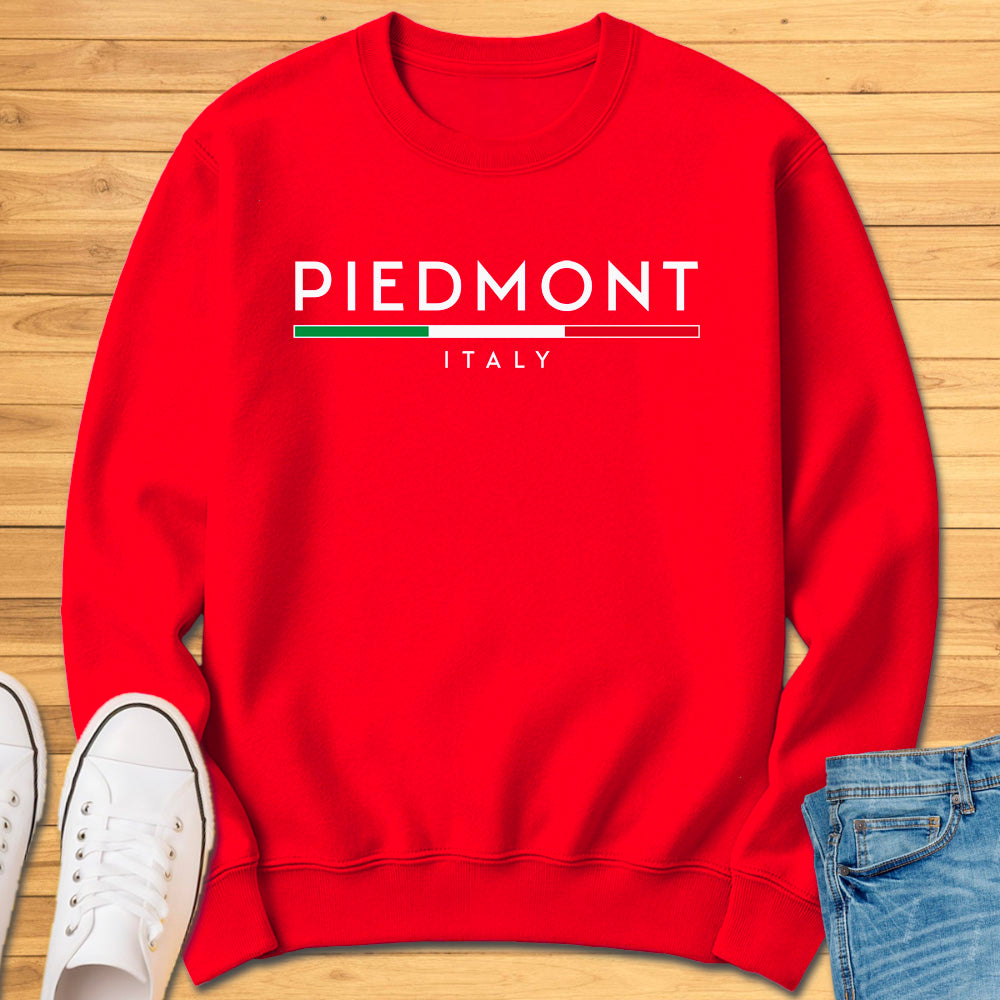 Piedmont Italy Minimalist Sweatshirt