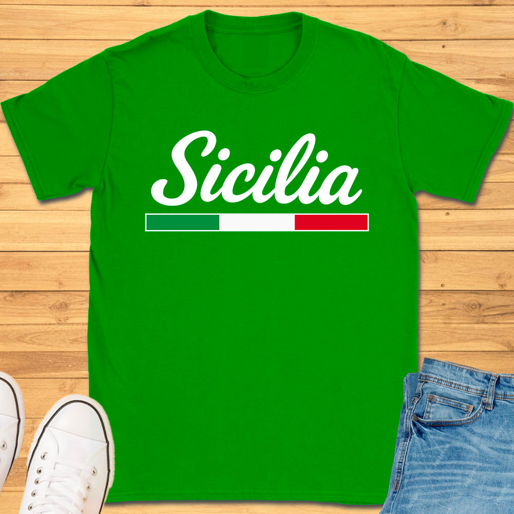 Sicilia Cursive T-Shirt