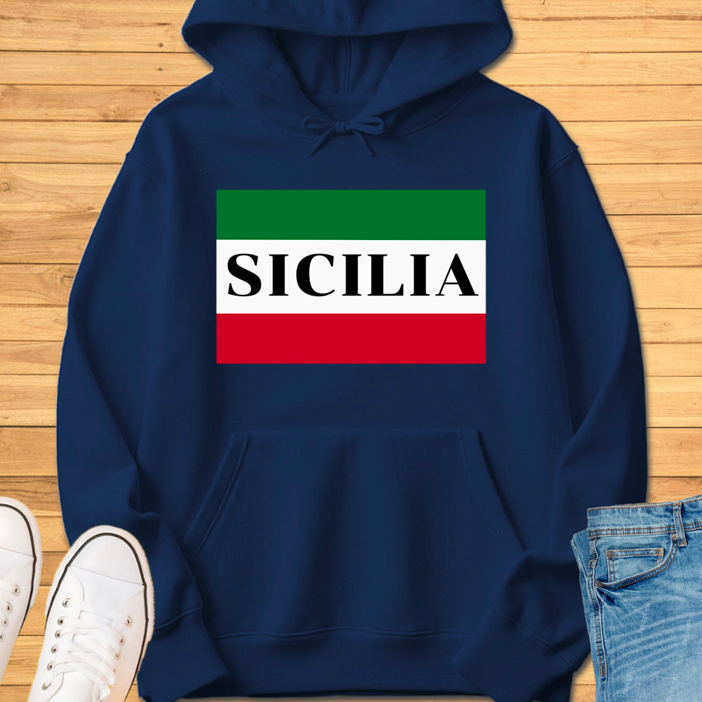 Sicilia Box Flag Hoodie