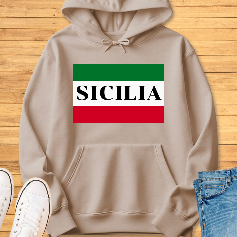 Sicilia Box Flag Hoodie