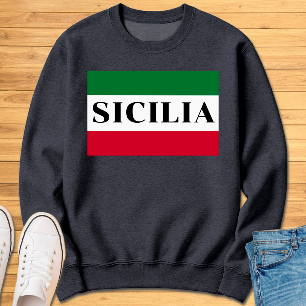 Sicilia Box Flag Sweatshirt