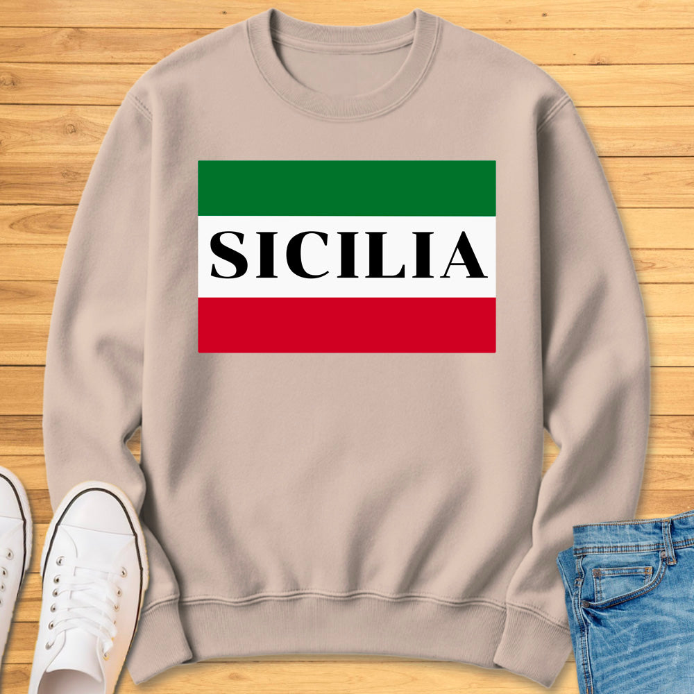 Sicilia Box Flag Sweatshirt