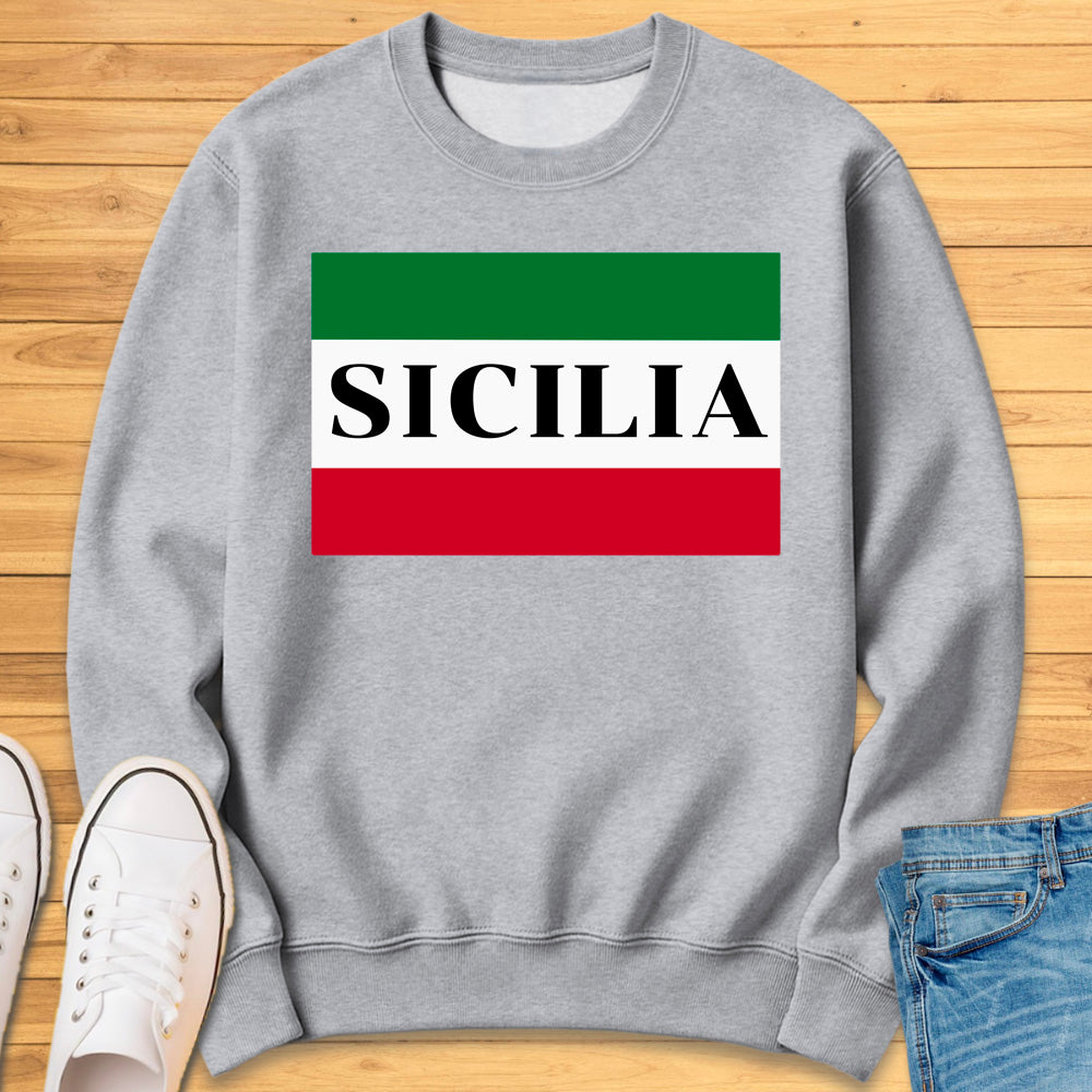 Sicilia Box Flag Sweatshirt
