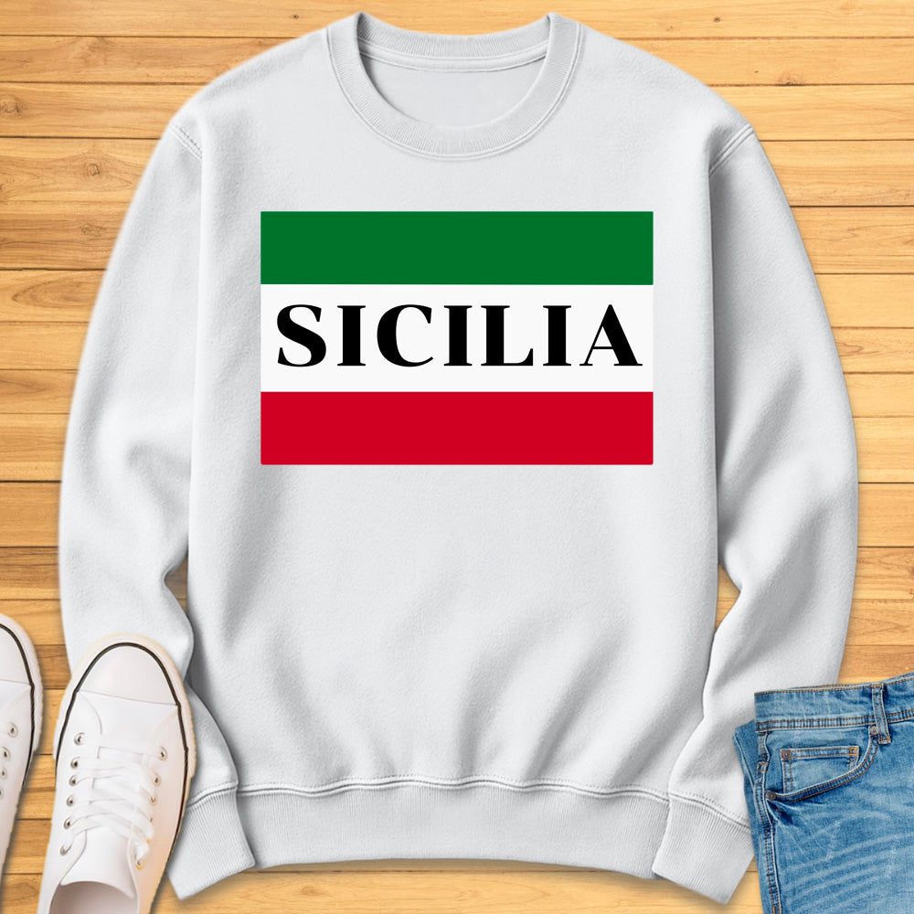 Sicilia Box Flag Sweatshirt