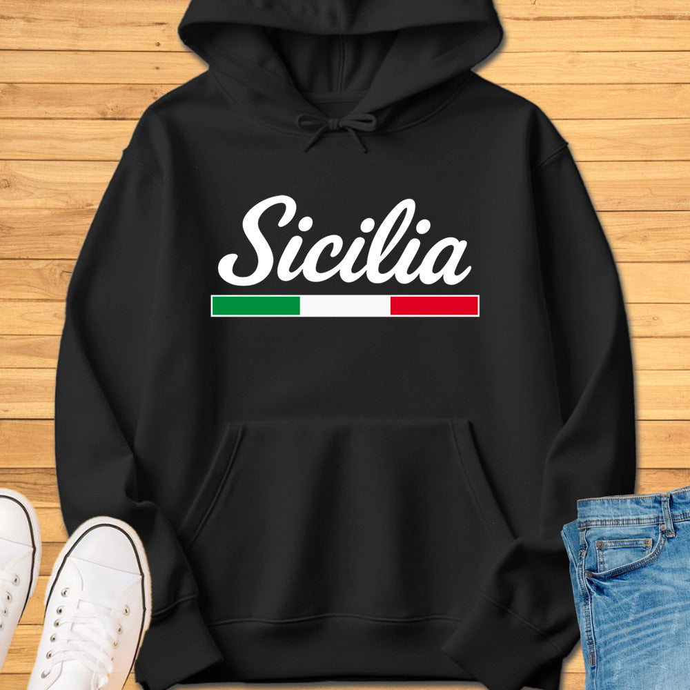 Sicilia Cursive Hoodie