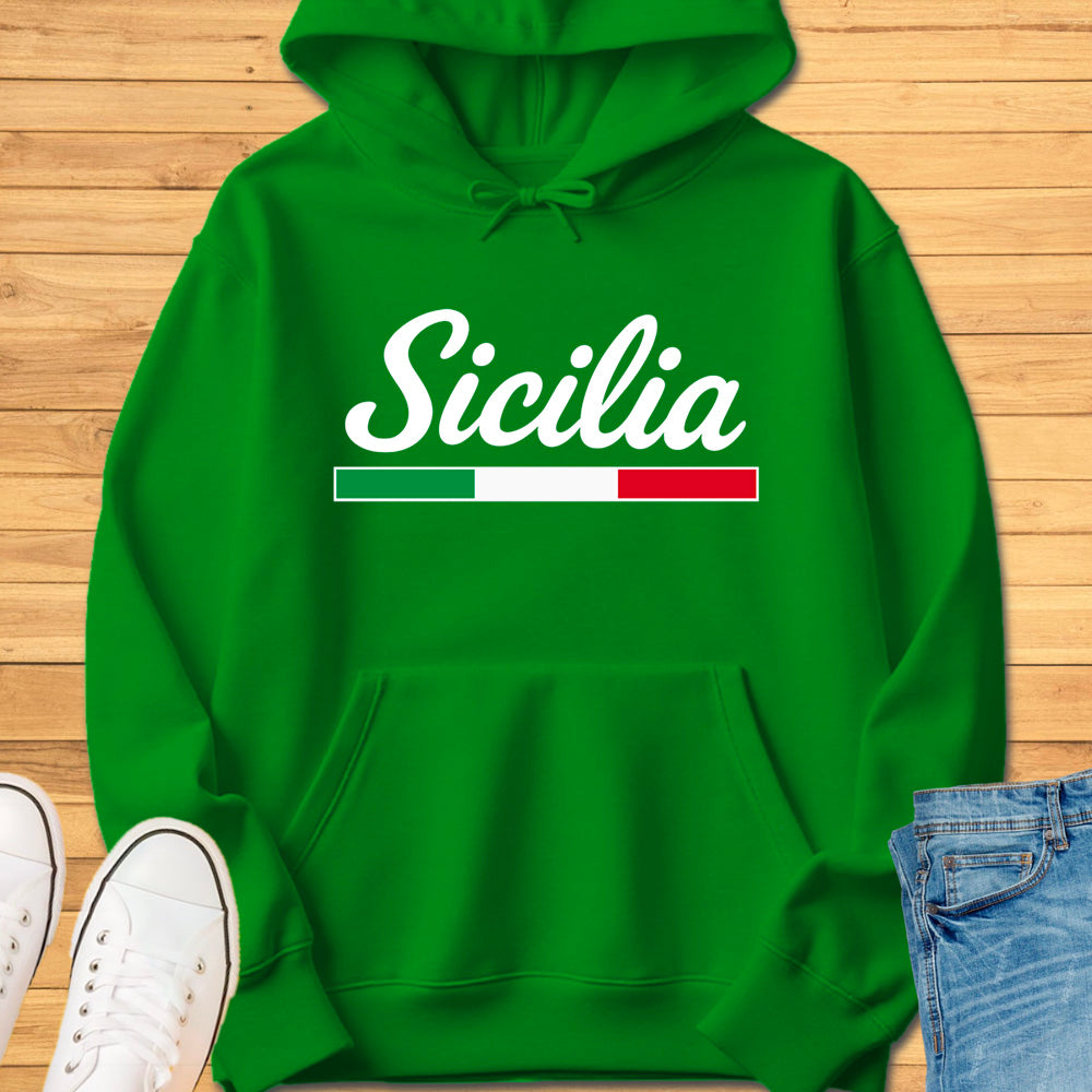 Sicilia Cursive Hoodie