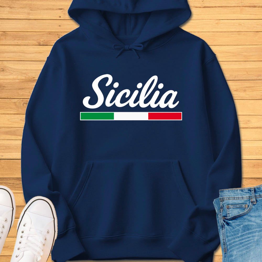 Sicilia Cursive Hoodie