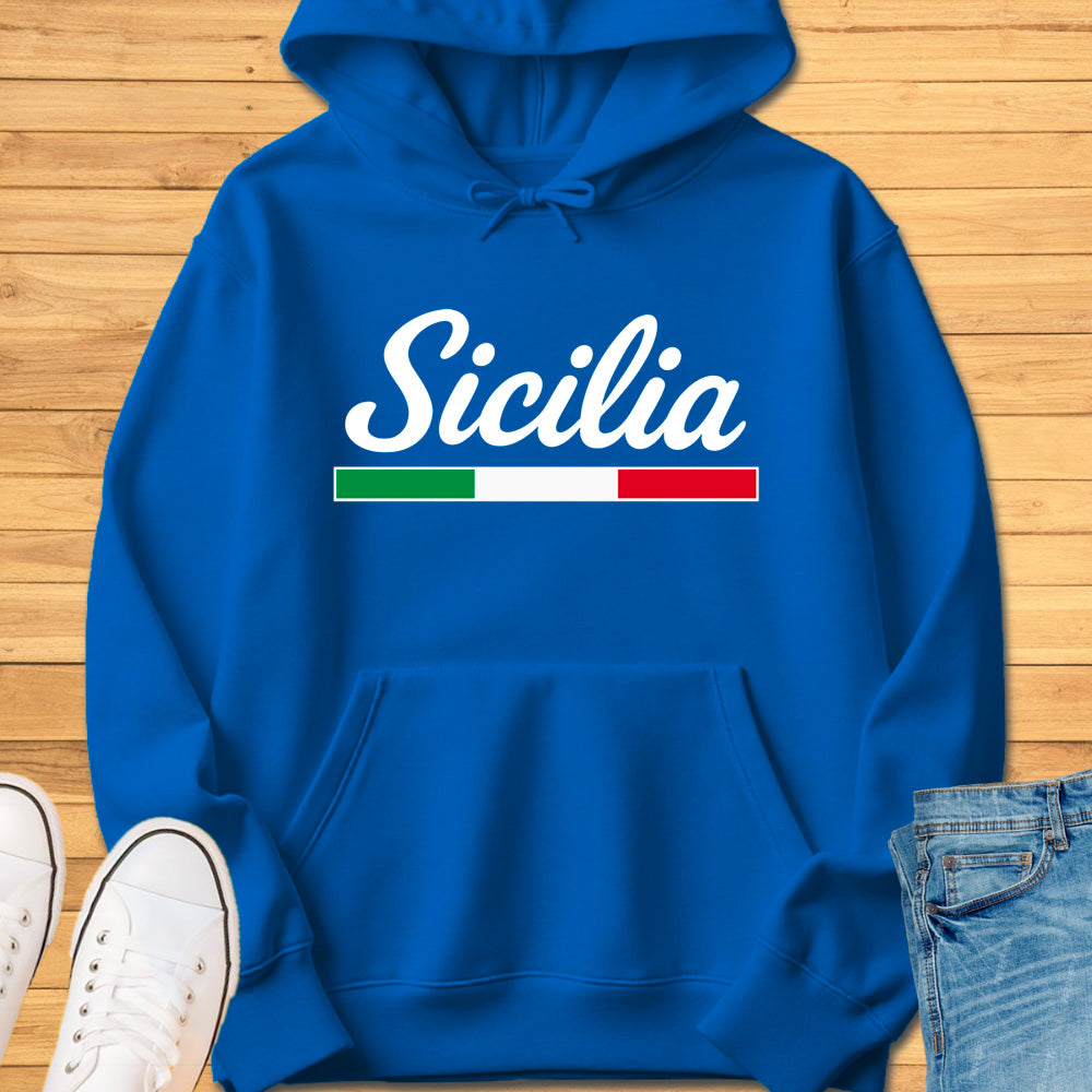 Sicilia Cursive Hoodie