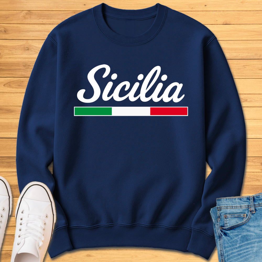 Sicilia Cursive Sweatshirt