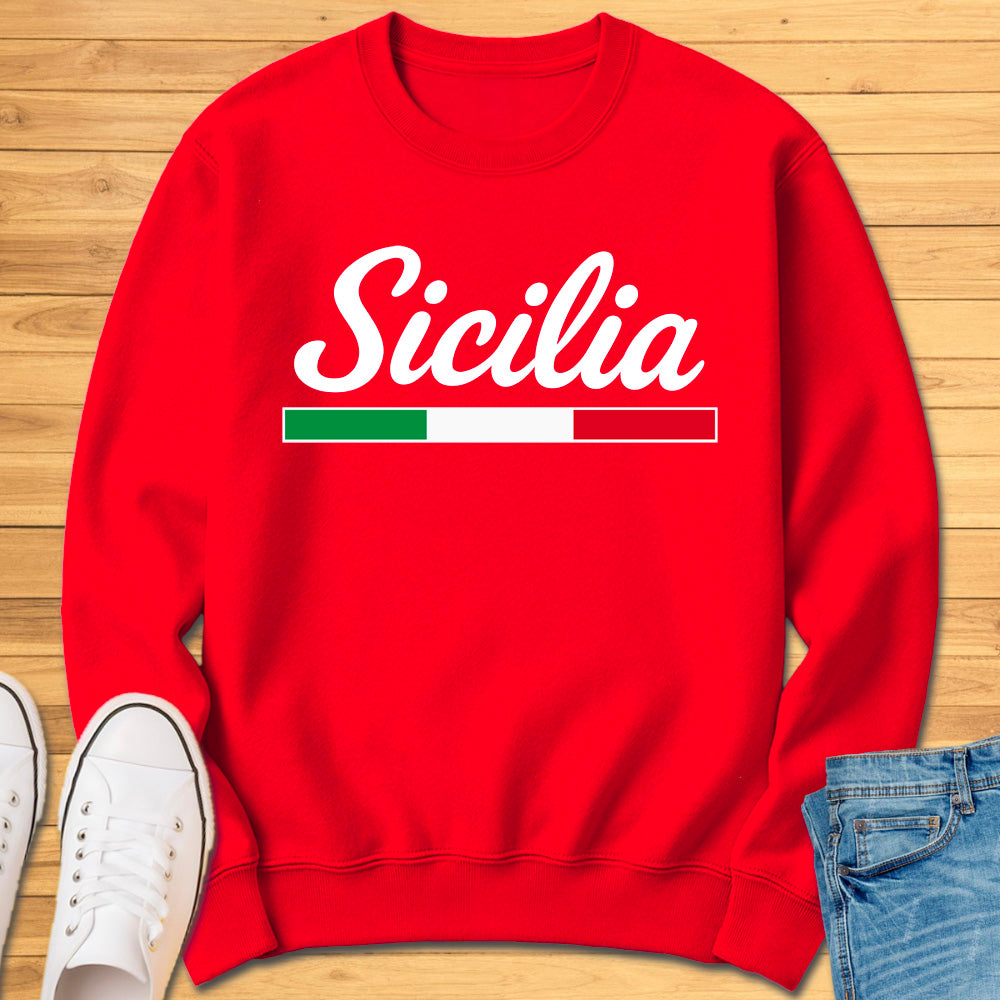Sicilia Cursive Sweatshirt