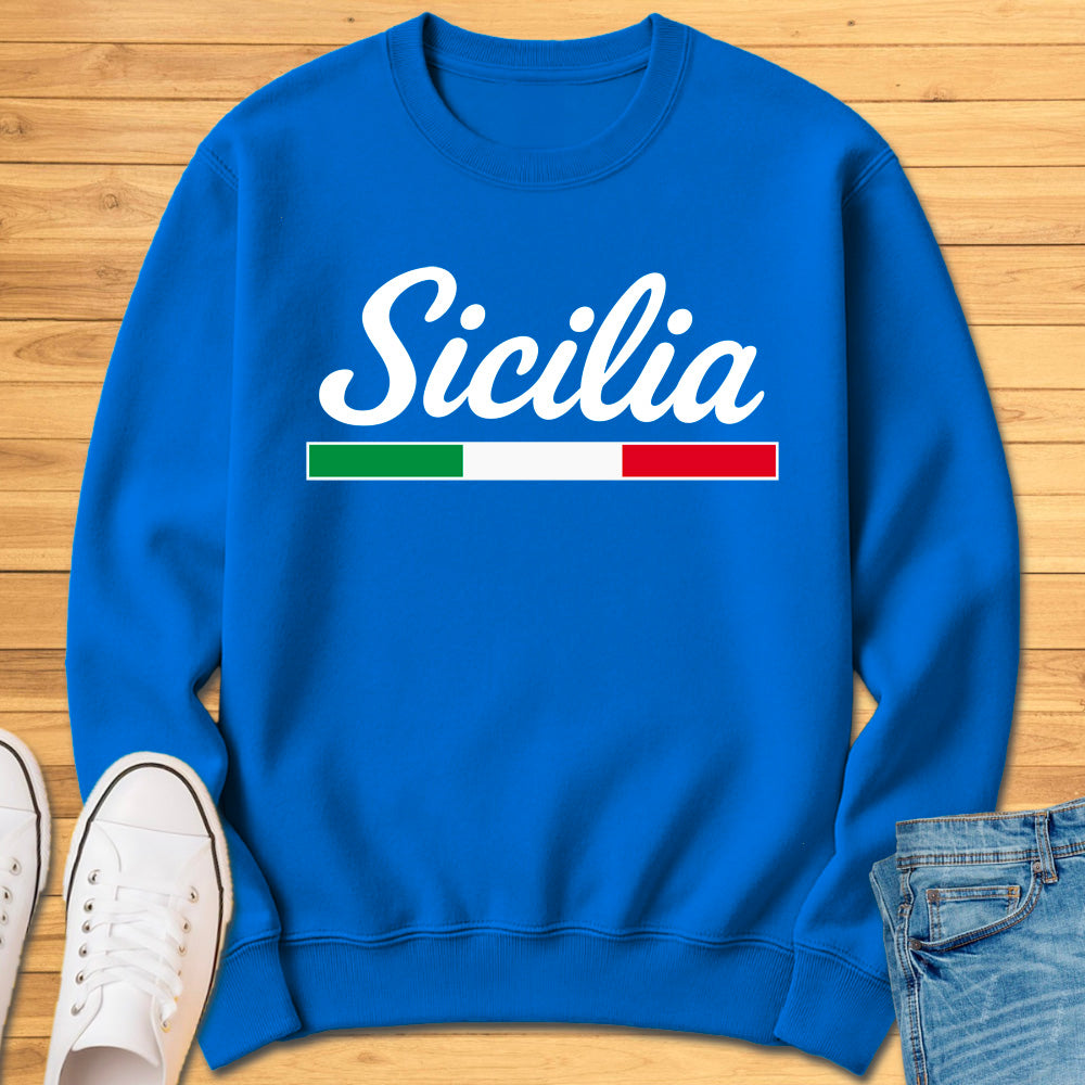 Sicilia Cursive Sweatshirt