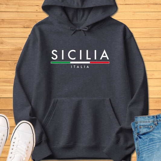 Sicilia Italia Minimalist Hoodie