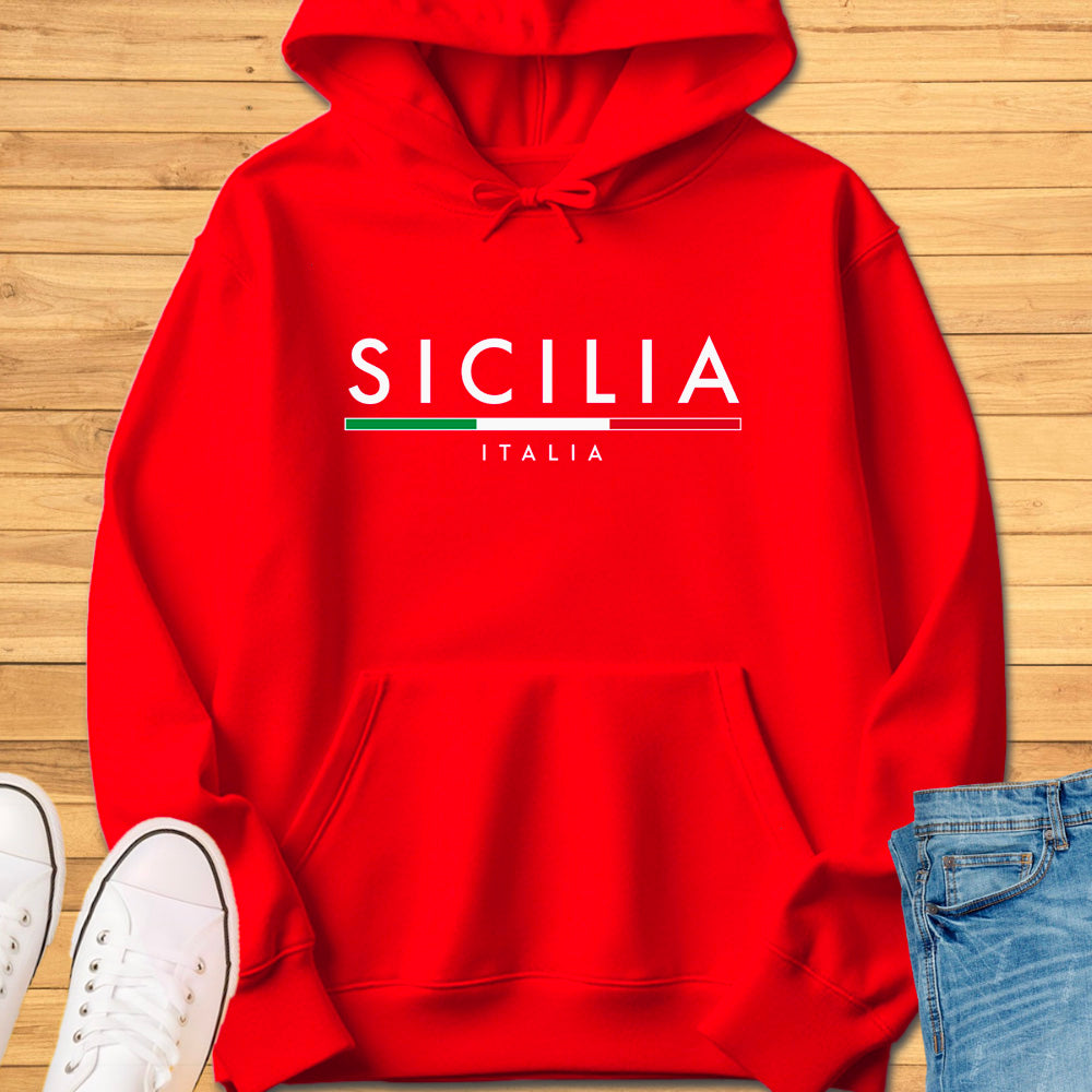 Sicilia Italia Minimalist Hoodie