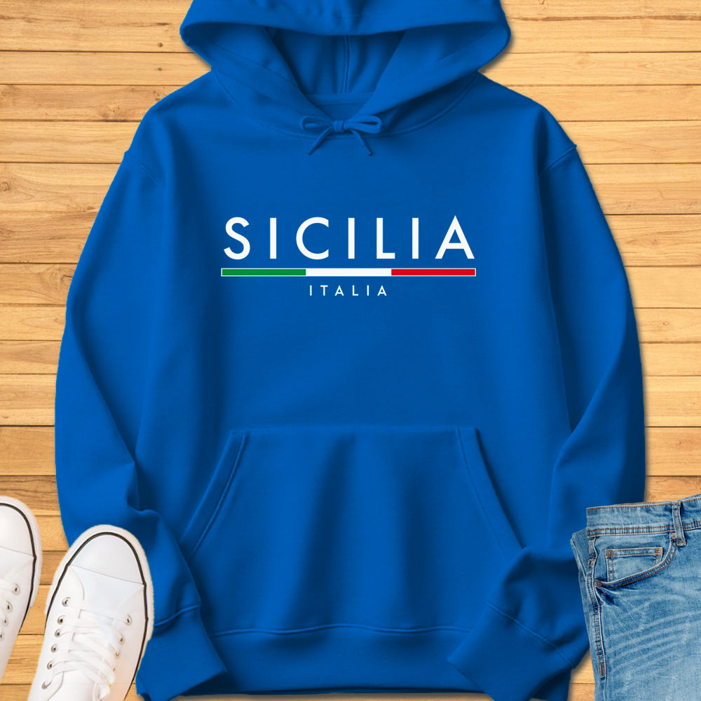 Sicilia Italia Minimalist Hoodie