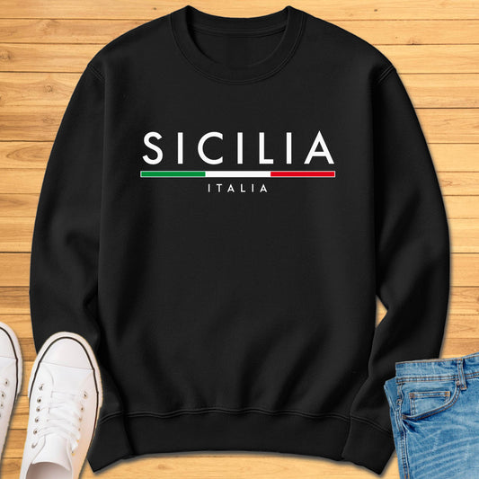 Sicilia Italia Minimalist Sweatshirt