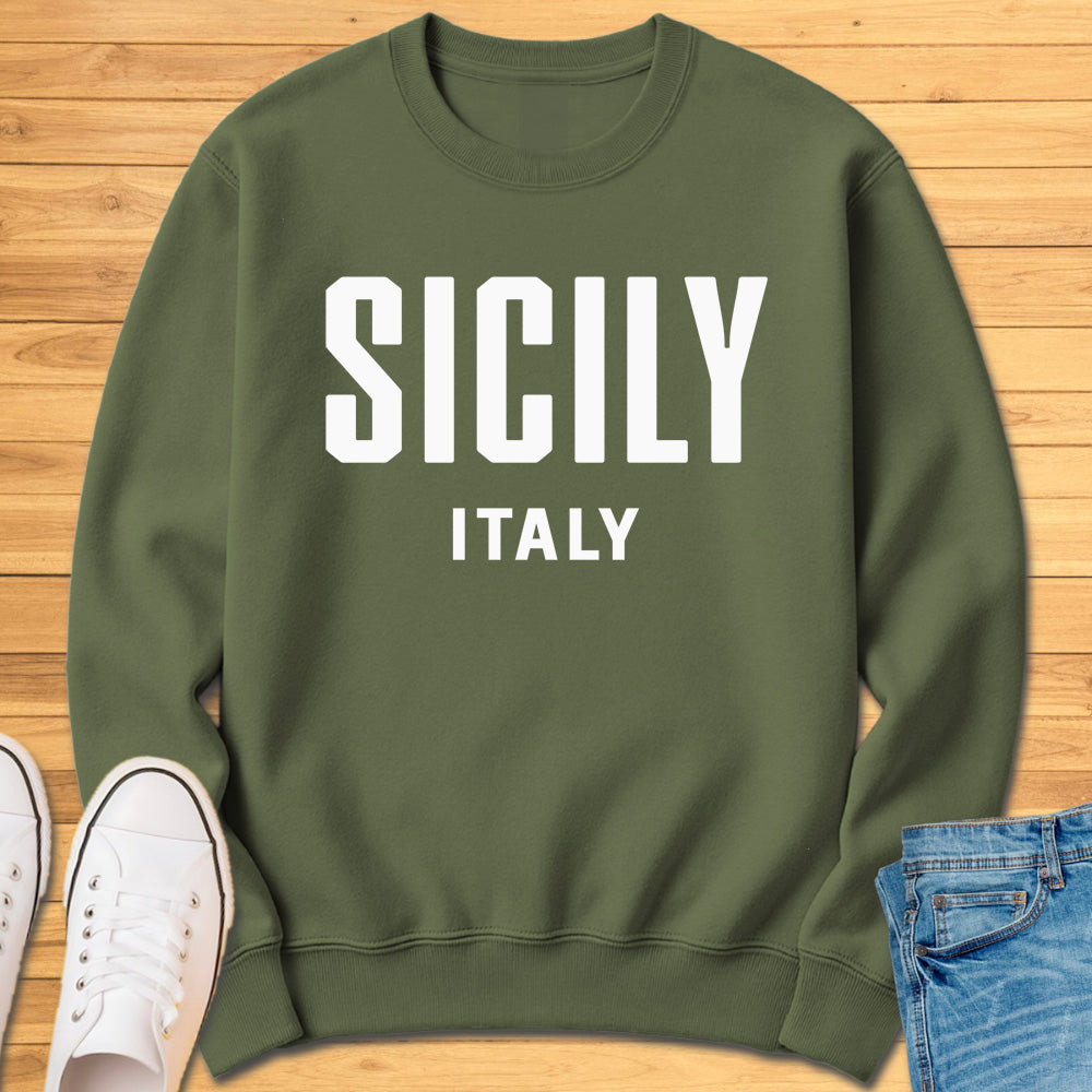 Sicily Italy Modern Sweatshirt