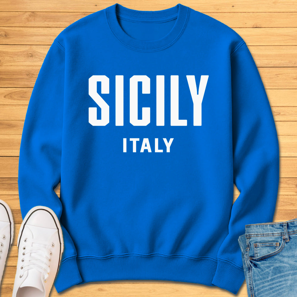 Sicily Italy Modern Sweatshirt