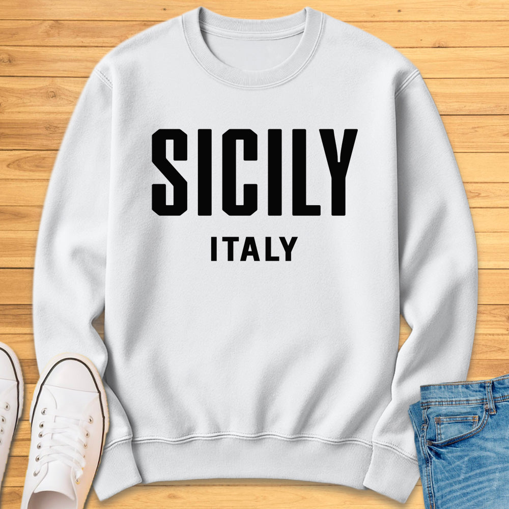 Sicily Italy Modern Sweatshirt