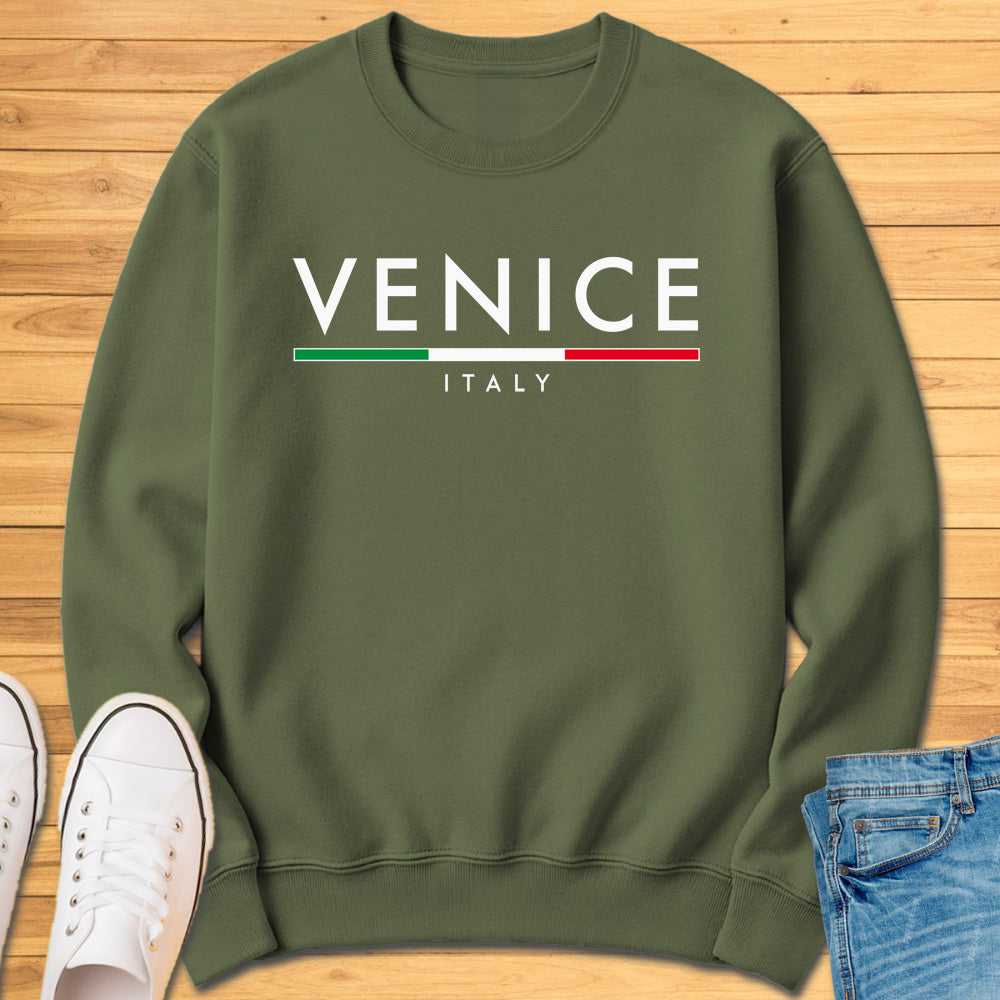 Venice Italy Minimalist Sweatshirt