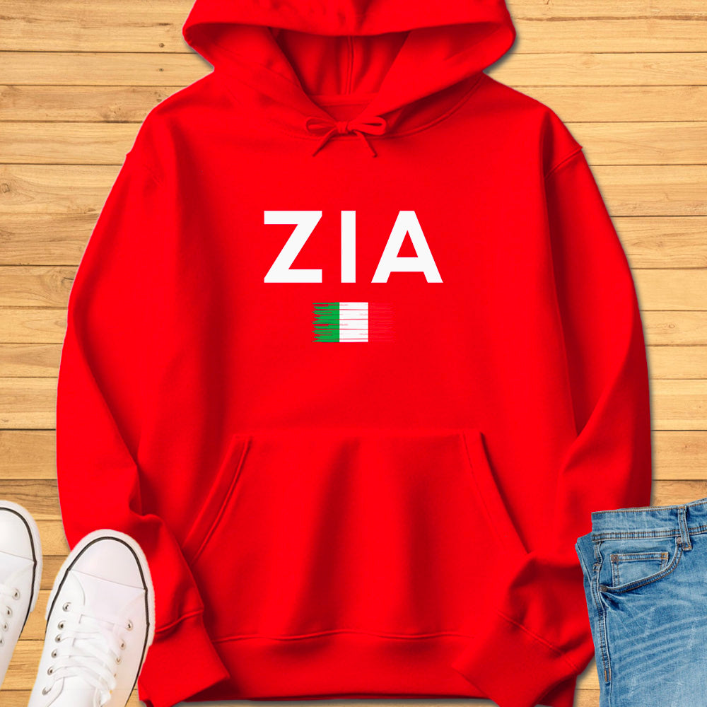 Zia Brushed Italian Flag Hoodie